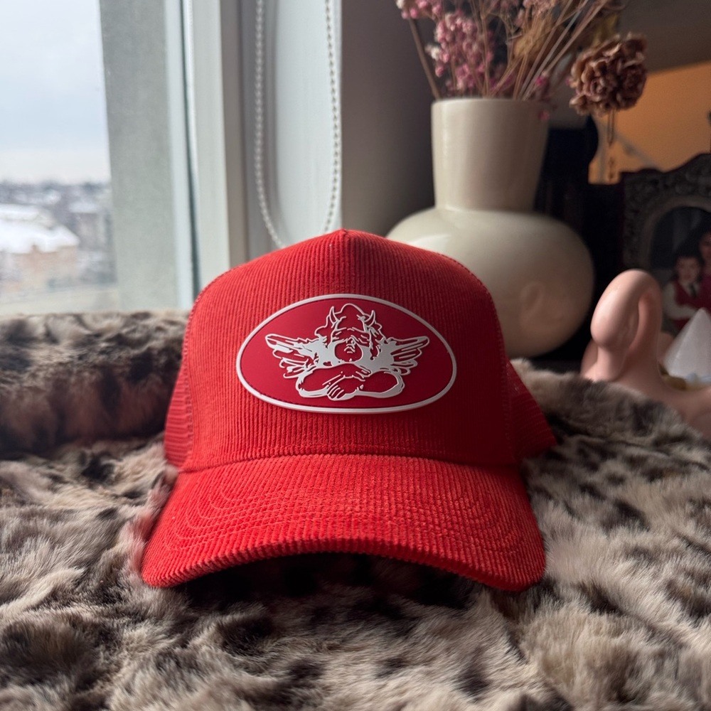 Orange Boys Lie Logo Hat - O/S - Never Worn